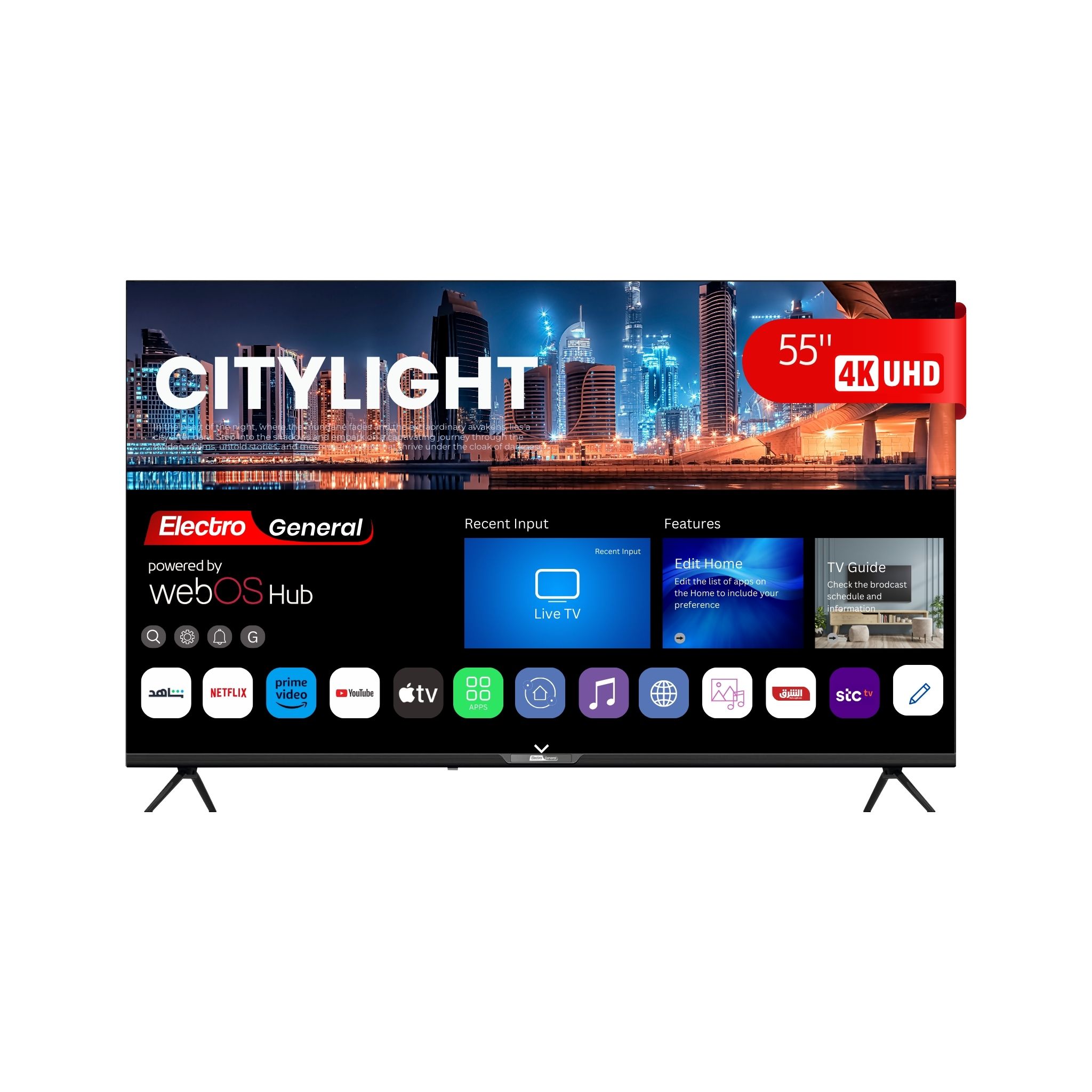 55 Inch WebOS FRAMELESS SMART LED TV – TH-55WBS20