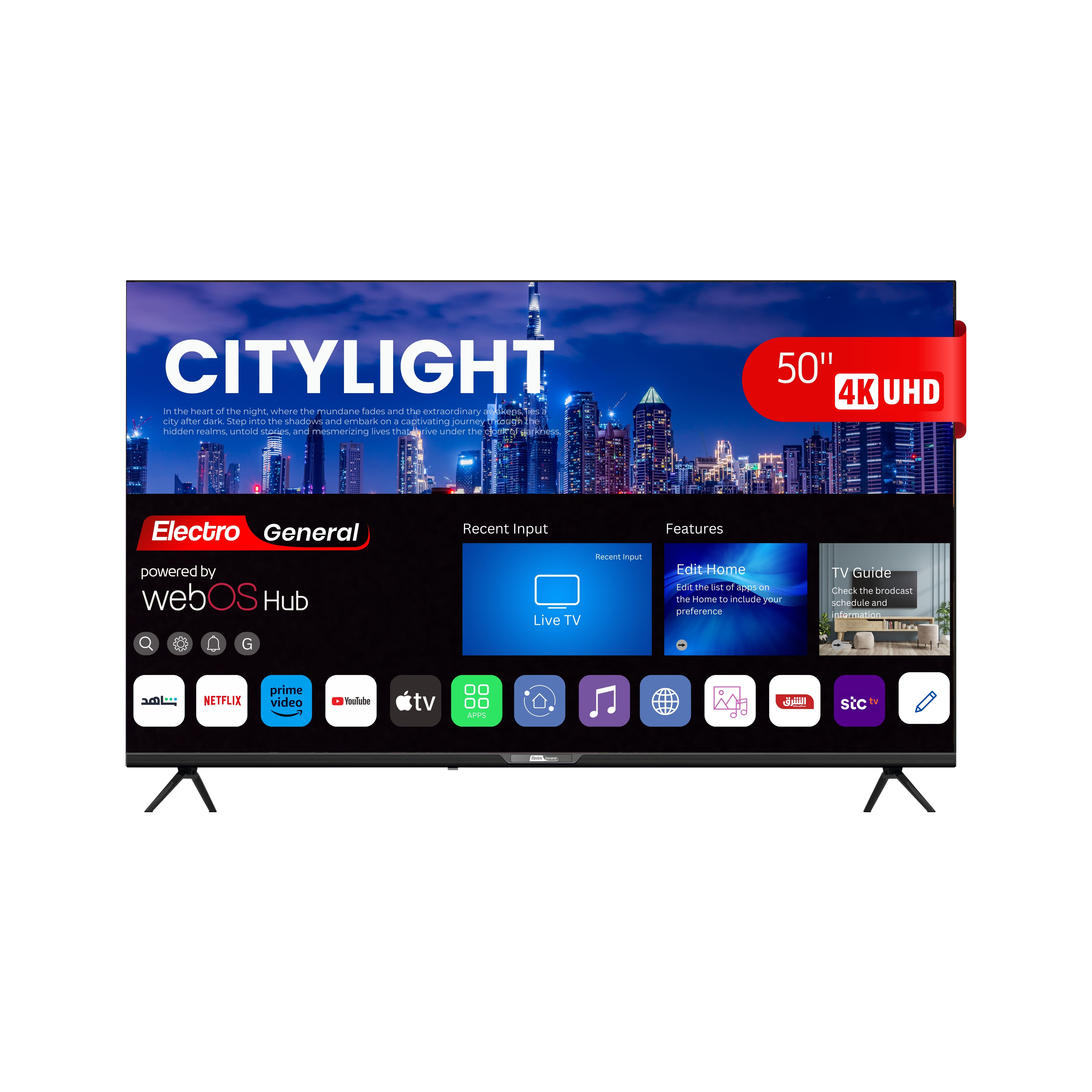 50 Inch WebOS FRAMELESS SMART LED TV - TH-50WBS20