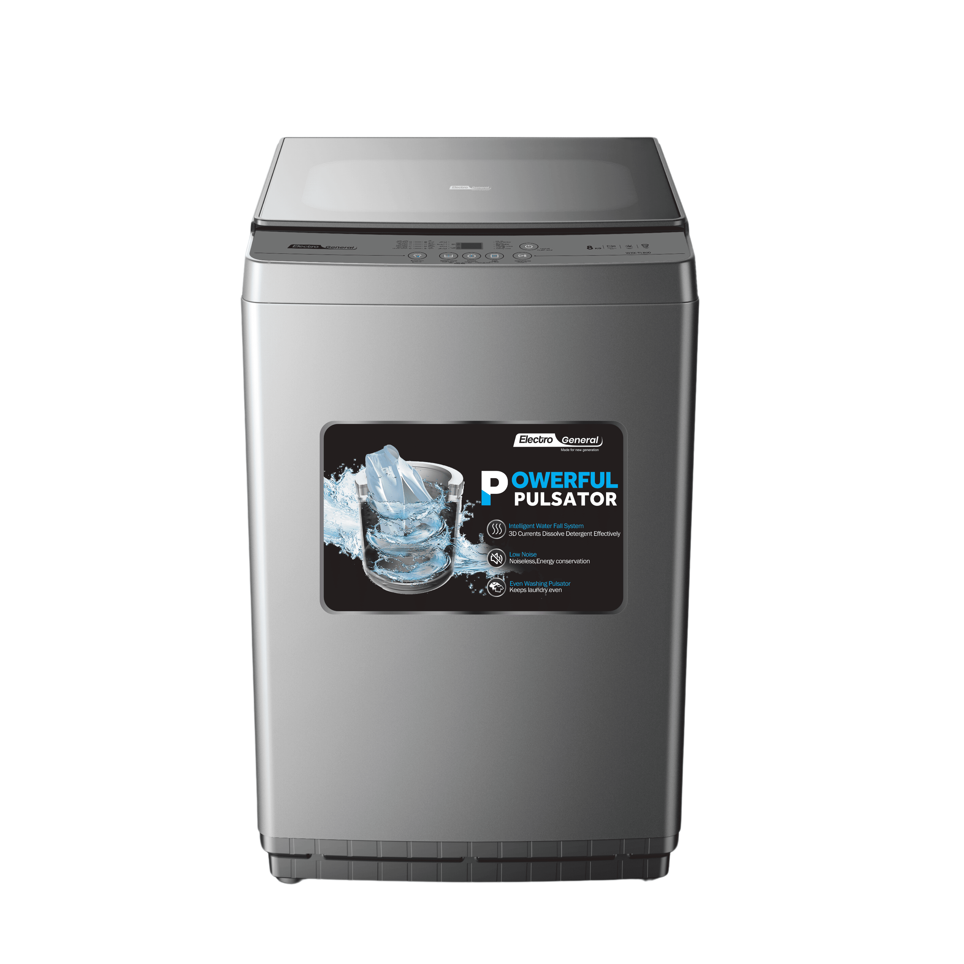 8KG FULLY AUTOMATIC TOP LOADER WASHING MACHINE - WXK-TL800